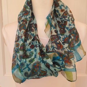 100% Silk Spring Scarf